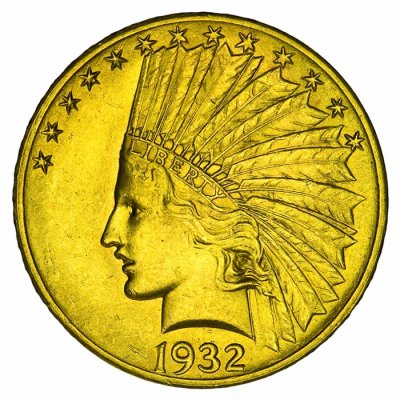 Zlatá mince 10 USD Eagle Indian – obrázek 1
