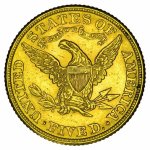 Zlatá mince 5 USD Eagle Liberty – obrázek 2