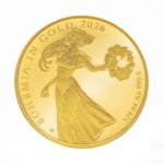 Zlatá mince 1/4 Oz Bohemia in Gold Bullion 2026 Proof číslovaná - obrázek 5
