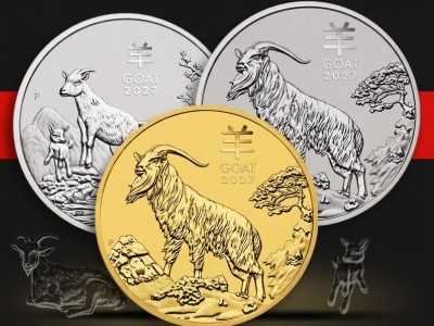 Rok kozy 2027: Lunární série III ve zlatě, stříbře a platině