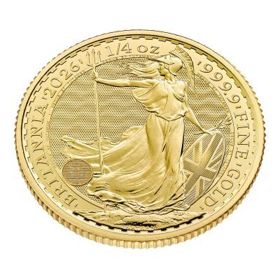 Zlatá investiční mince Britannia 7,78 g – obrázek 1